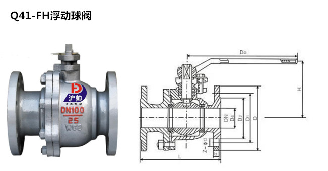 Q41F/H浮動球閥(碳鋼|不銹鋼)結(jié)構(gòu)圖 Q41F/H浮動球閥(碳鋼|不銹鋼)結(jié)構(gòu)圖